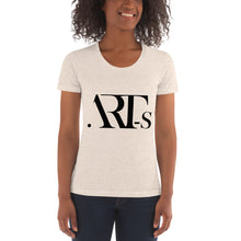 Load image into Gallery viewer, ART-s Black Logo Women's Crew Neck T-shirt