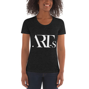 ART-s White Logo Women's Crew Neck T-shirt