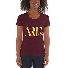 Load image into Gallery viewer, ART-s Gold Logo Women&#39;s Crew Neck T-shirt
