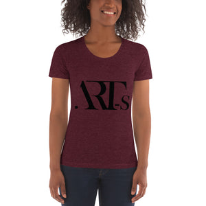 ART-s Black Logo Women's Crew Neck T-shirt