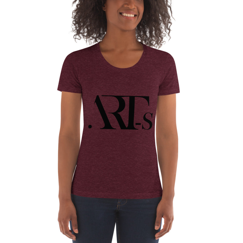 ART-s Black Logo Women's Crew Neck T-shirt